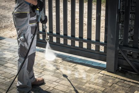 Hot springs pressure washing